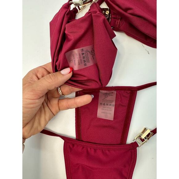 Heart of Sun Swim ELEKTRA Bikini Set in Wine - Picture 4 of 8